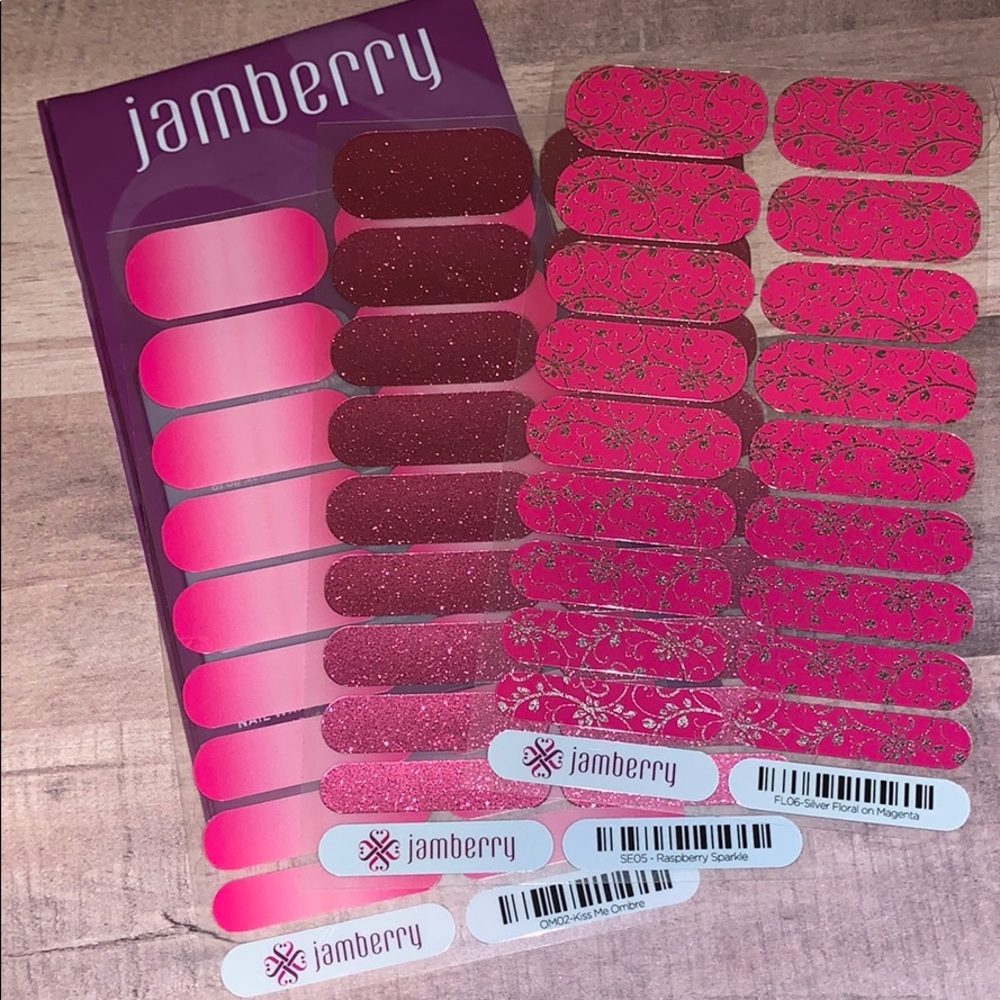 Jamberry nail wrap sets x3 NEW!